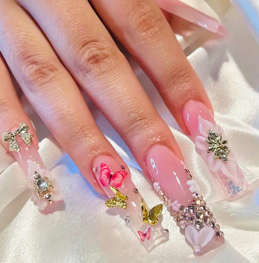 Clear Transparent Long Press On Nails